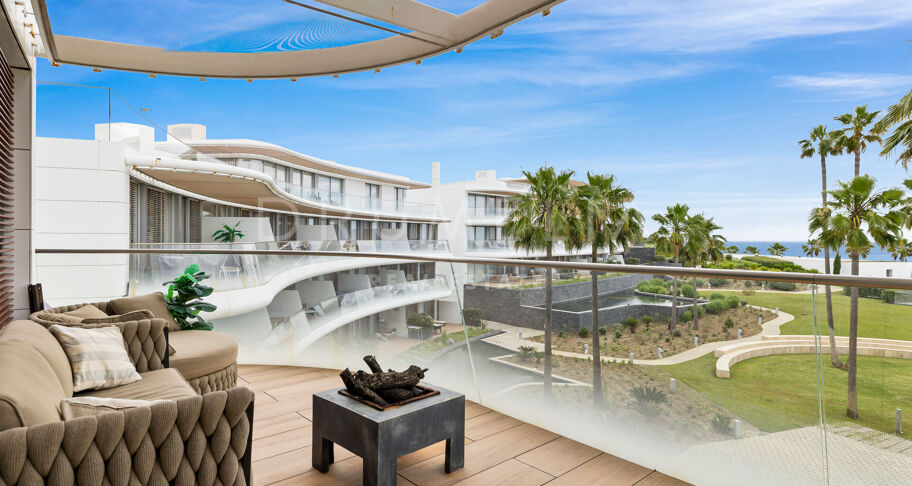 Apartament Przy Plaży w The Edge, Estepona