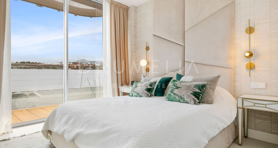 Apartament Przy Plaży w The Edge, Estepona