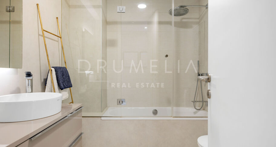 Apartament Przy Plaży w The Edge, Estepona