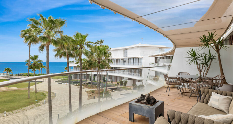 Apartament Przy Plaży w The Edge, Estepona
