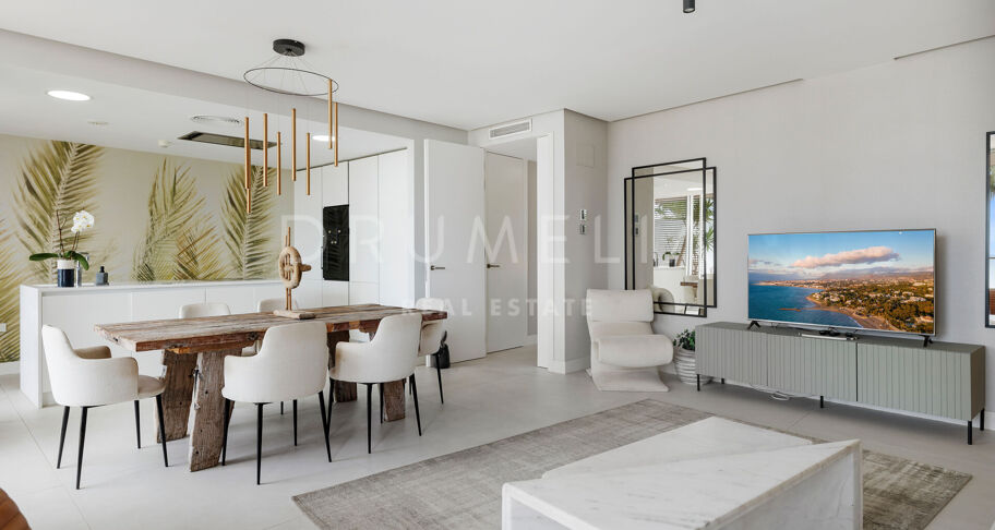 Apartament Przy Plaży w The Edge, Estepona