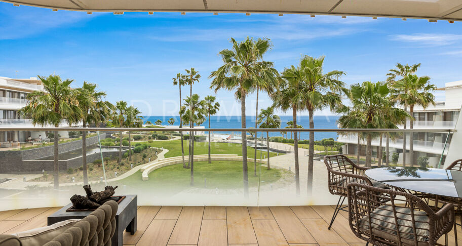 Apartament Przy Plaży w The Edge, Estepona