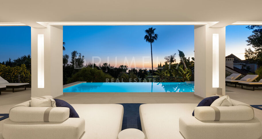 Villa George - Zeitgenössische Villa mit Meerblick in Sierra Blanca, Marbella