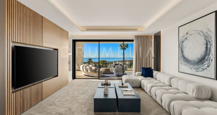 Villa George - Zeitgenössische Villa mit Meerblick in Sierra Blanca, Marbella