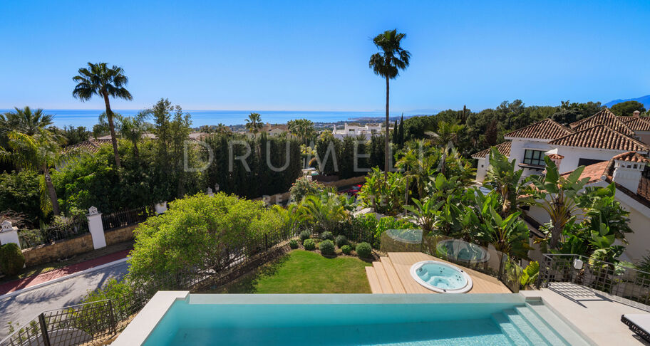 Villa George - Zeitgenössische Villa mit Meerblick in Sierra Blanca, Marbella