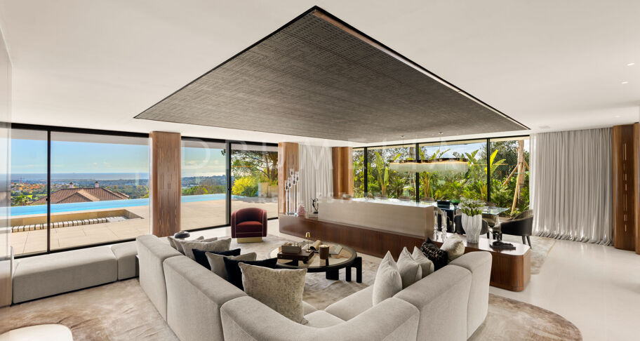 Aldebaran — современная вилла класса люкс с панорамными видами на гольф-поле и море в La Reserva de Sotogrande