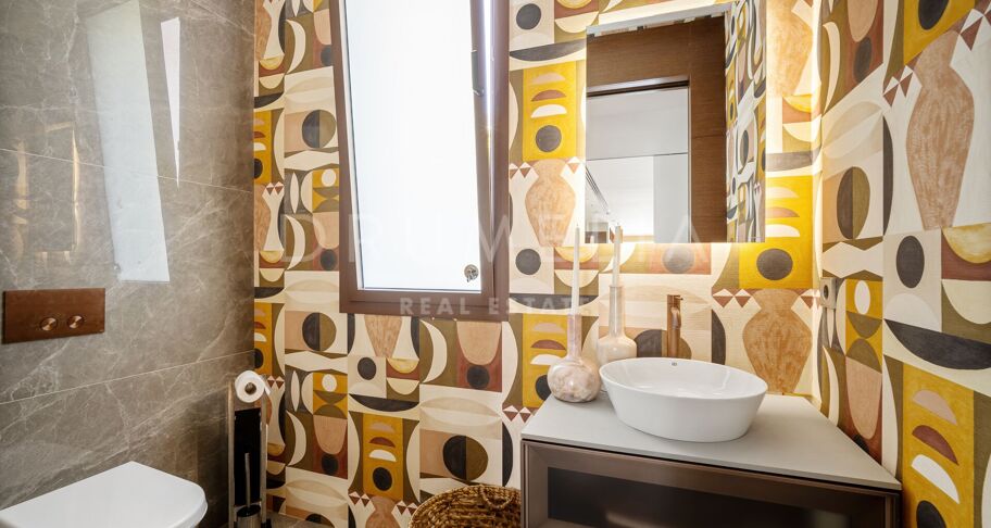 Hedendaagse luxe villa met uitzicht op zee in Sierra Blanca, Marbella