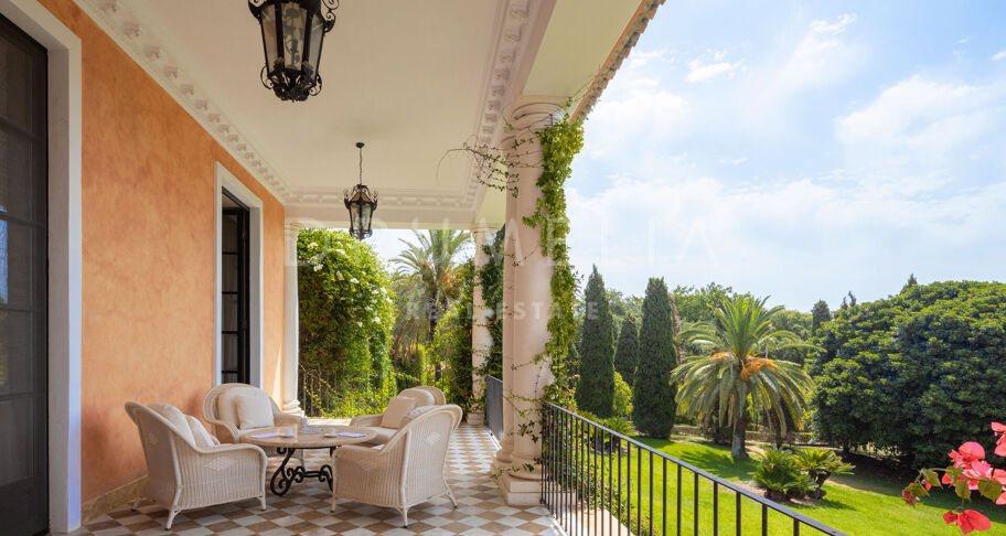 Andalusisk villa med panoramautsikt över havet, Nagüeles, Golden Mile, Marbella