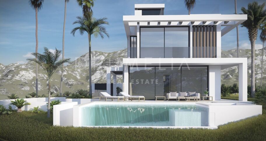 Zeitgenössische Villa mit modernem Design in Buenas Noches, Estepona