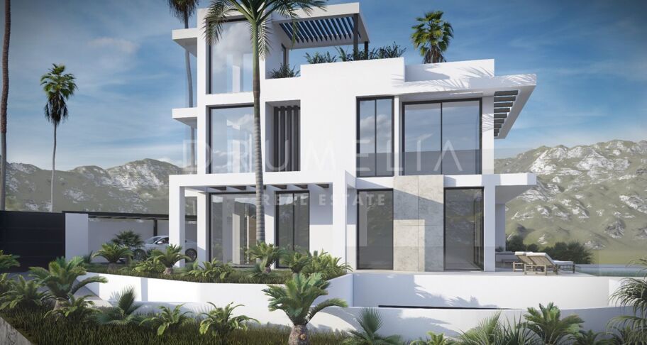 Zeitgenössische Villa mit modernem Design in Buenas Noches, Estepona