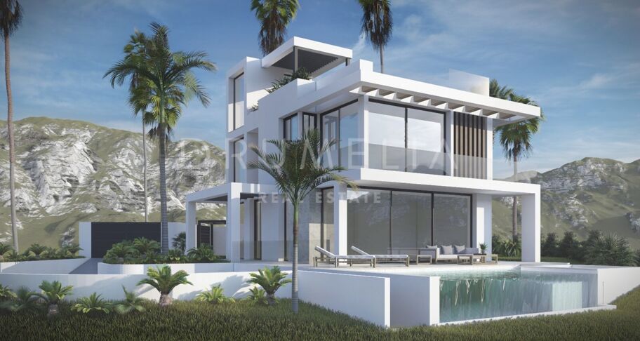 Zeitgenössische Villa mit modernem Design in Buenas Noches, Estepona
