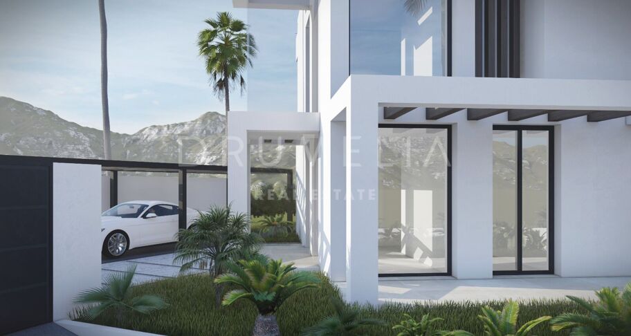 Zeitgenössische Villa mit modernem Design in Buenas Noches, Estepona