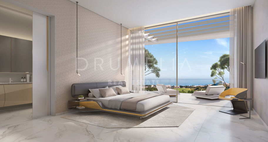 Elegante gloednieuwe villa te koop in La Alqueria, Benahavís