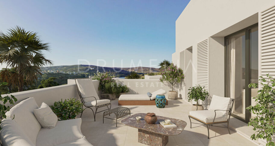 Moderne villa med 4 soverom omgitt av natur i Sotogrande