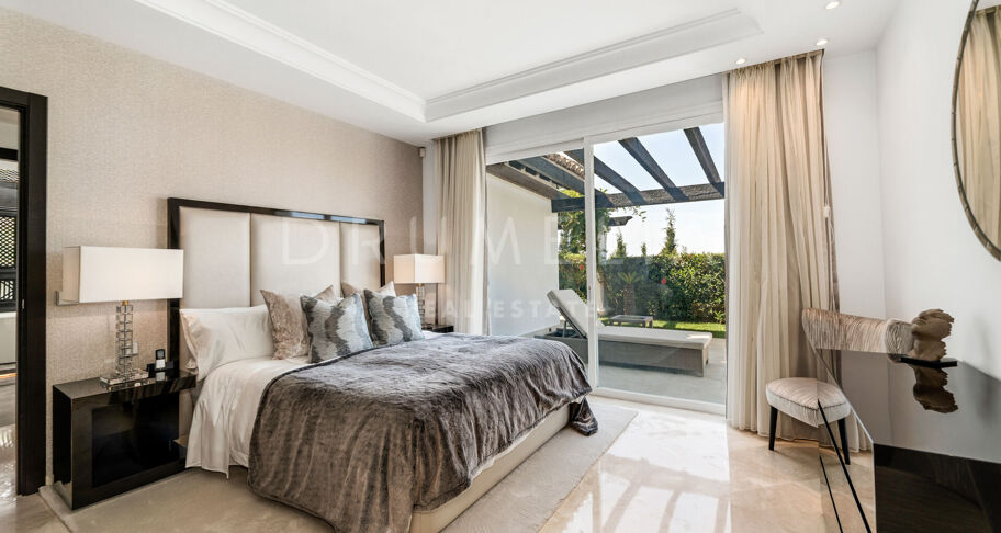 Villa andaluza con privacidad y vistas abiertas en La Quinta, Benahavís