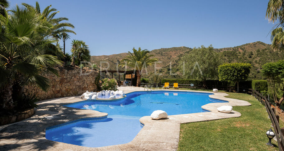 Élégante villa andalouse avec vue sur le lac près de Marbella – Istán