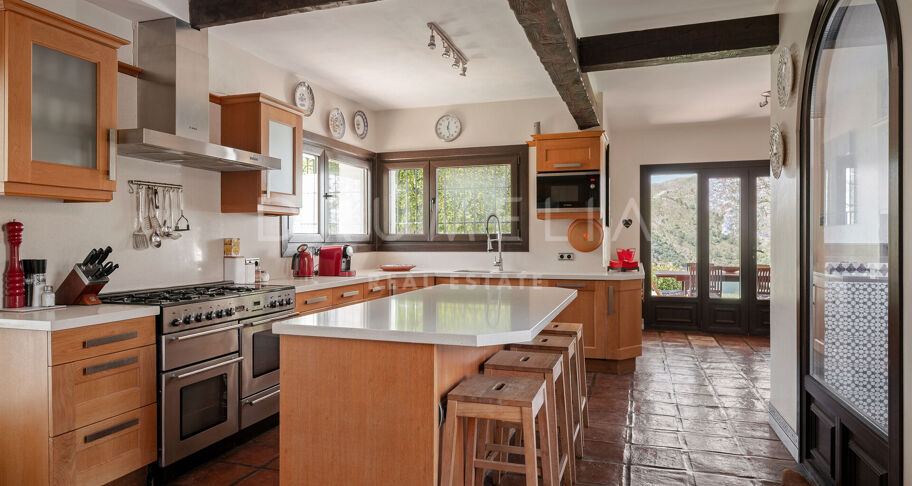Élégante villa andalouse avec vue sur le lac près de Marbella – Istán