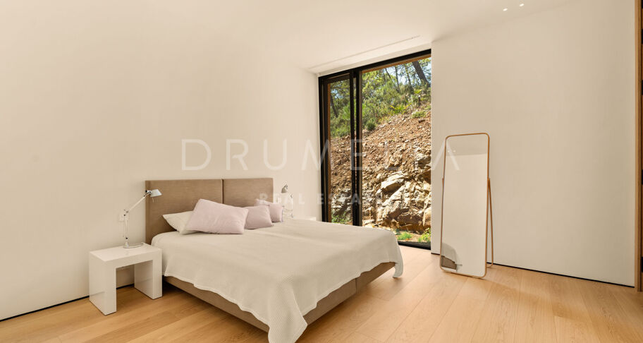 Total Privacy and Views in a Bold Hillside Villa in Monte Mayor Benahavis