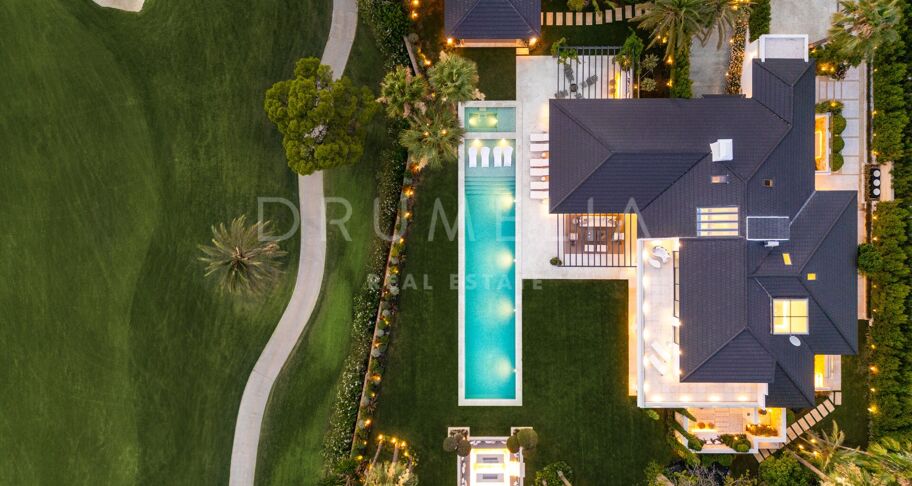 Villa Solstice - Wyjątkowa Willa Frontowa przy Polu Golfowym w Sercu Nueva Andalucía, Marbella