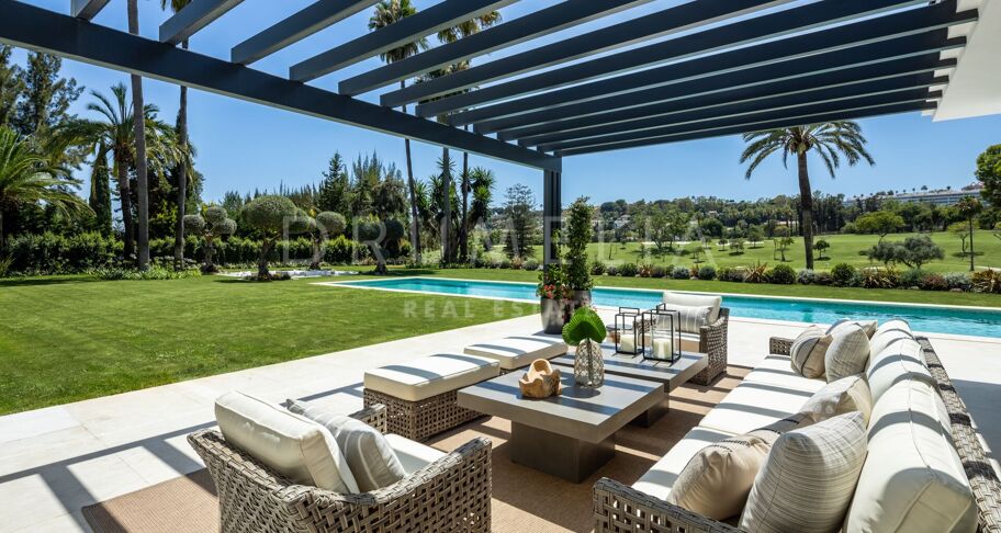 Villa Solstice - Wyjątkowa Willa Frontowa przy Polu Golfowym w Sercu Nueva Andalucía, Marbella