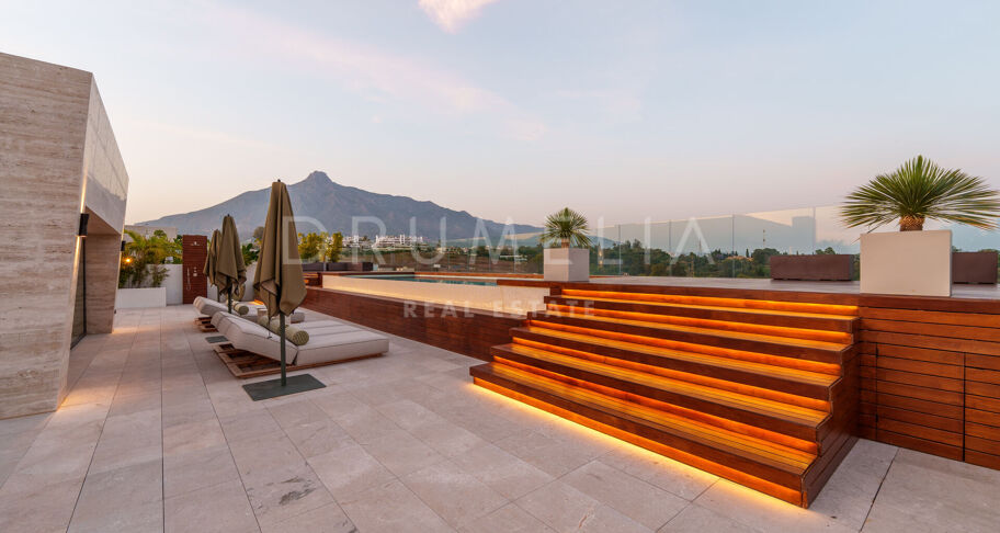 Zeitgemäße Luxusresidenz mit exklusivem Lifestyle und Annehmlichkeiten in Marbella, Golden Mile