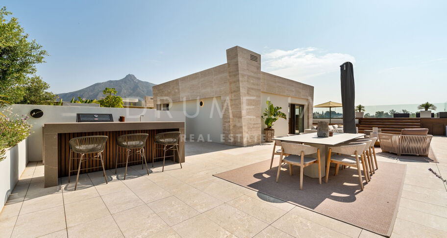 Zeitgemäße Luxusresidenz mit exklusivem Lifestyle und Annehmlichkeiten in Marbella, Golden Mile