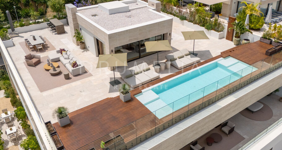 Zeitgemäße Luxusresidenz mit exklusivem Lifestyle und Annehmlichkeiten in Marbella, Golden Mile