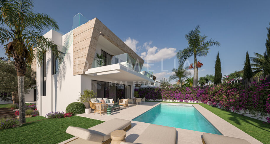 Moderne Luksusvillaer i det Prestisjefylte El Campanario, Estepona