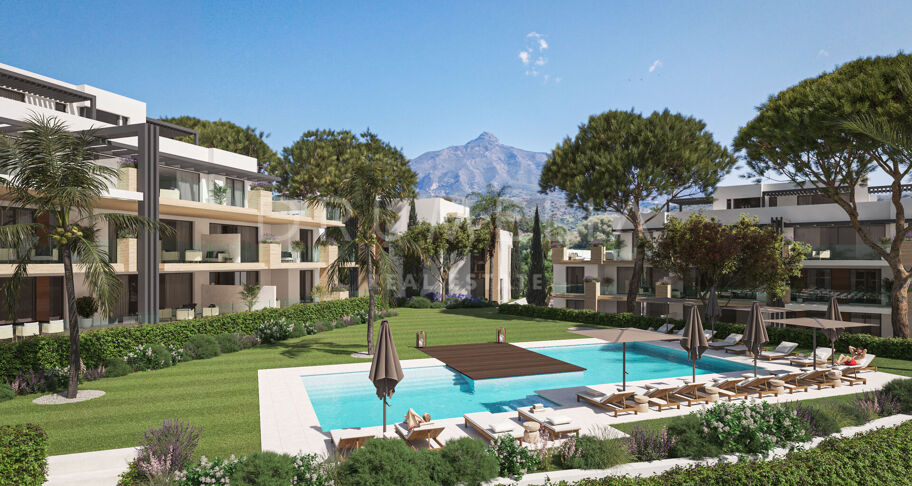 Exclusivo apartamento de obra nueva en Aloha, Marbella, con calidades de primer nivel cerca de Puerto Banús