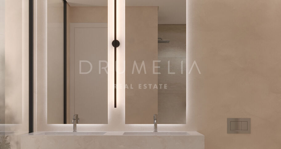 Moderne villa te koop in Estepona met dakterras
