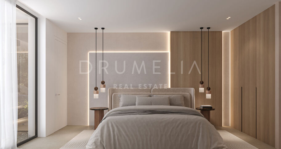 Moderne villa te koop in Estepona met dakterras