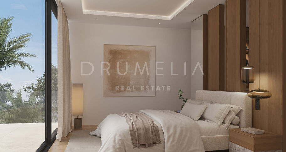 Moderne villa te koop in Estepona met dakterras
