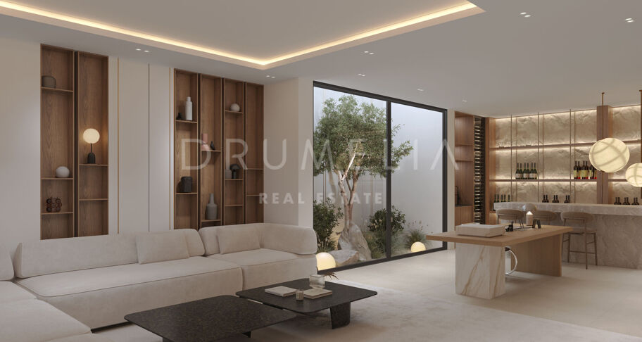 Moderne villa te koop in Estepona met dakterras