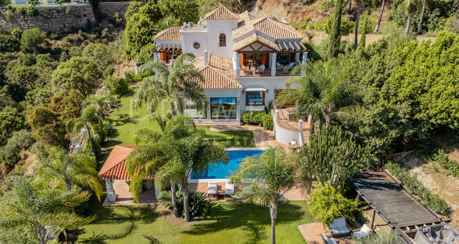 Andalusian Charm with Panoramic Horizons in El Madroñal, Benahavís