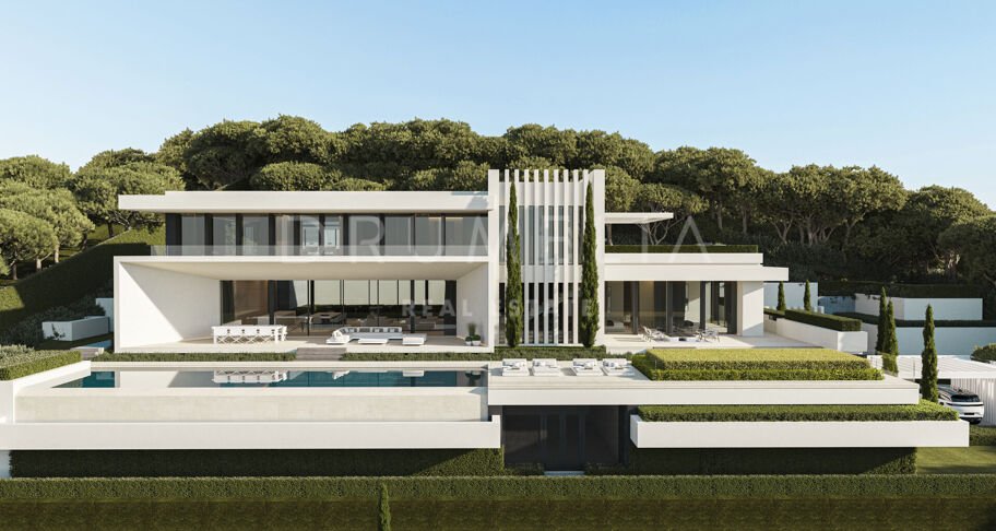 Zeitgenössische Villa mit Panoramablick in La Reserva del Alcuzcuz, Benahavís