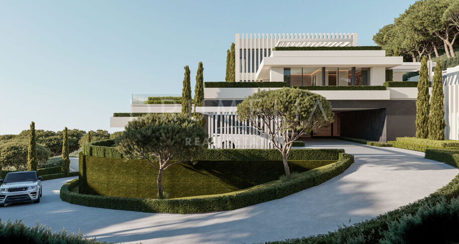 Zeitgenössische Villa mit Panoramablick in La Reserva del Alcuzcuz, Benahavís
