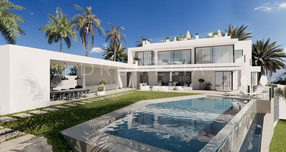 Imponerande modern high-end villa med havs- och bergsutsikt, Cascada de Camojan, Marbella Golden Mile