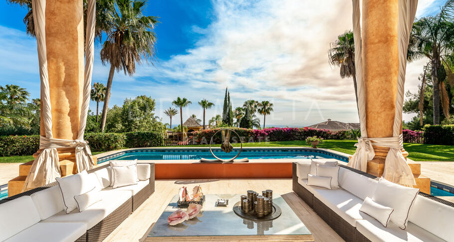 Spektakuläre Luxus-Grand-Villa mit Panorama und Wow-Faktor, Sierra Blanca, Marbella Golden Mile