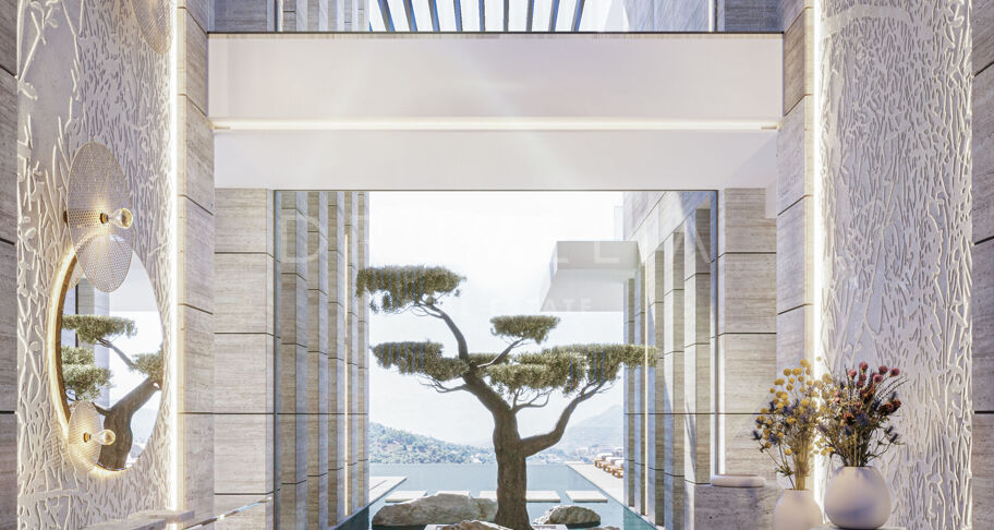 Luxe eigentijds villaproject met panoramisch uitzicht op zee en de bergen in La Zagaleta, Benahavis