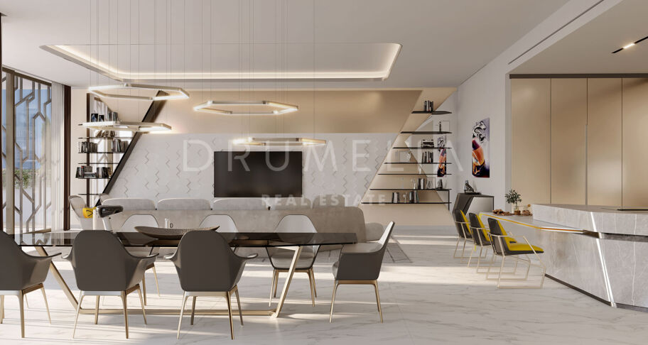 Prachtige gloednieuwe moderne villa met panoramisch uitzicht op zee in La Alqueria, Benahavís