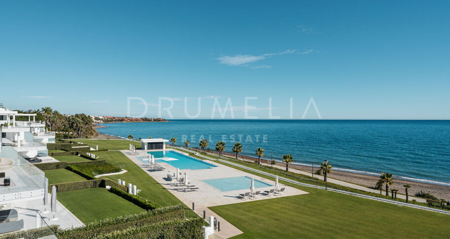 EMARE JADE -Brand new luxury seafront penthouse with stunning open sea views in Emare Beach Estepona