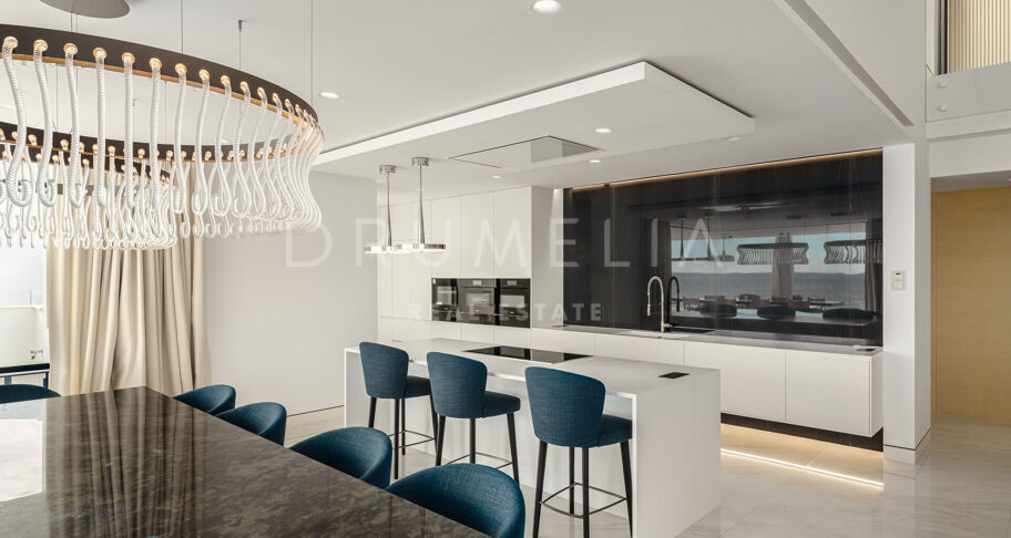 EMARE JADE -Brand new luxury seafront penthouse with stunning open sea views in Emare Beach Estepona