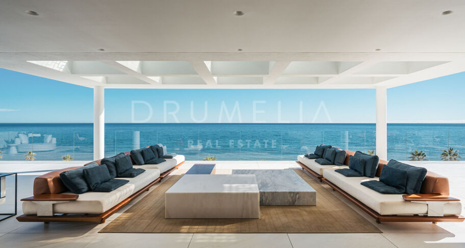 EMARE JADE -Brand new luxury seafront penthouse with stunning open sea views in Emare Beach Estepona