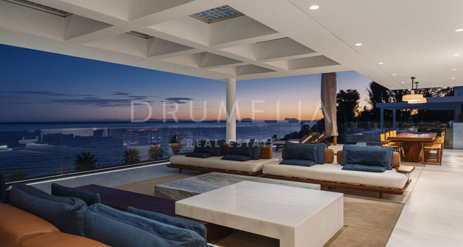 EMARE JADE -Brand new luxury seafront penthouse with stunning open sea views in Emare Beach Estepona