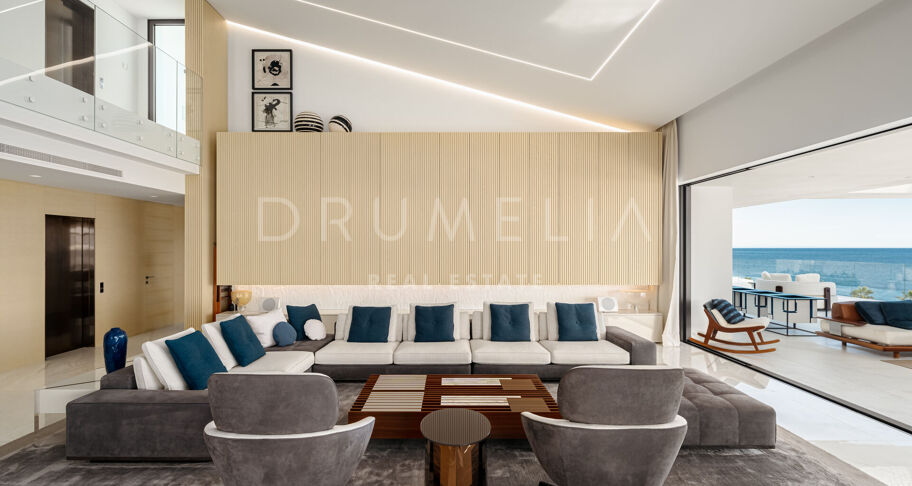 EMARE JADE -Brand new luxury seafront penthouse with stunning open sea views in Emare Beach Estepona