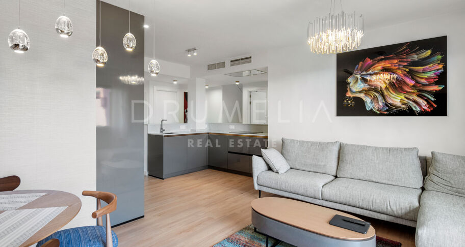 Modern luxury beachside penthouse with panoramic view in Las Salinas, New Golden Mile of Estepona