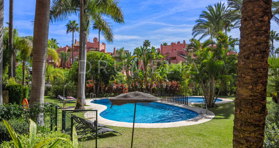 Modern luxury beachside penthouse with panoramic view in Las Salinas, New Golden Mile of Estepona