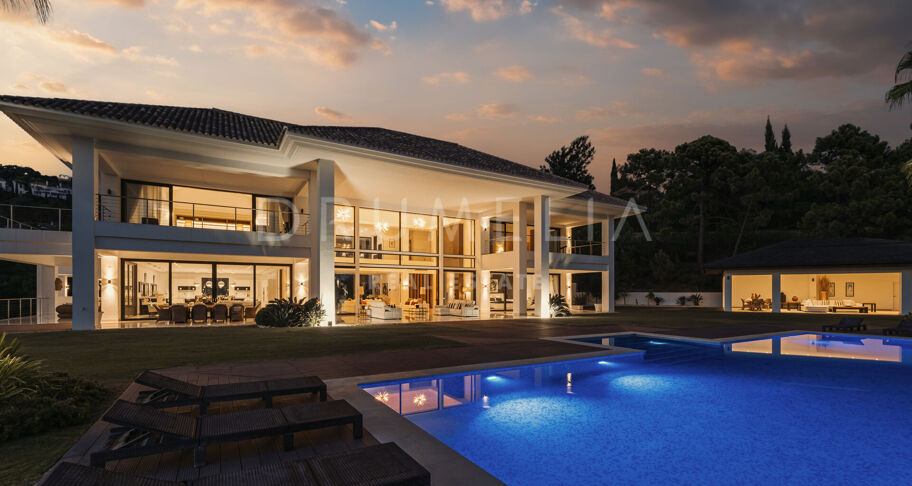 Villa Shiro: Truly Breath-taking Modern Mansion with Wow-Factor in High-End La Zagaleta, Benahavis