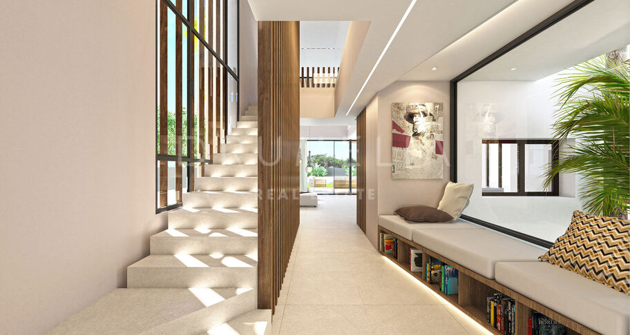 Modern high-end villa project with luxury amenities and avant-garde touches in Puerto Banus,Marbella