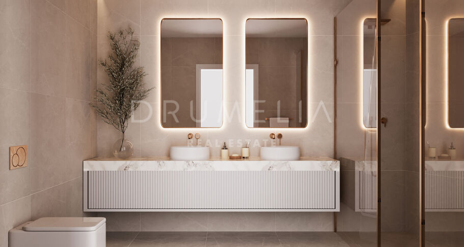 Superbe penthouse moderne et luxueux dans un nouveau complexe contemporain haut de gamme, Marbella